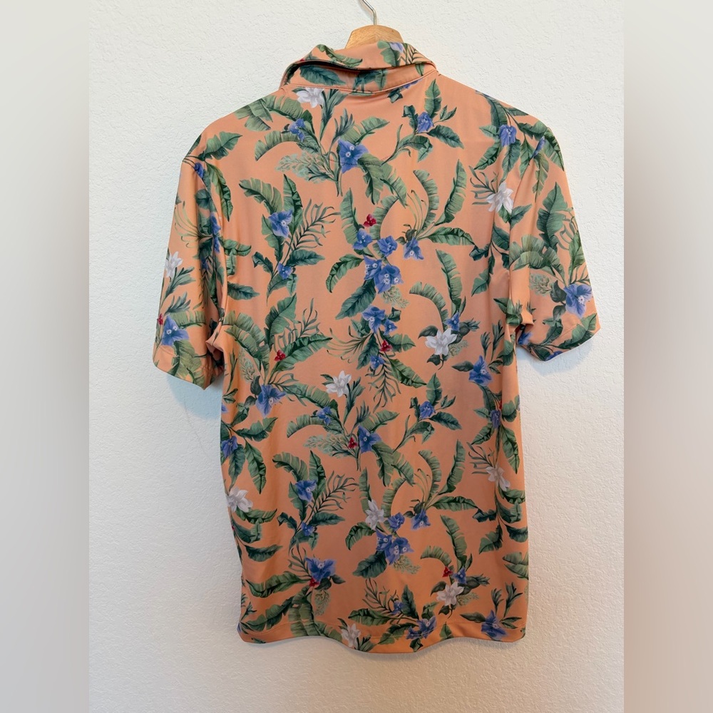 Bad Birdie Men’s Golf Polo Short Sleeve Tropical size small - Picture 2 of 6
